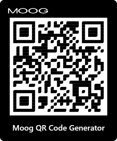 Black QR Code Example