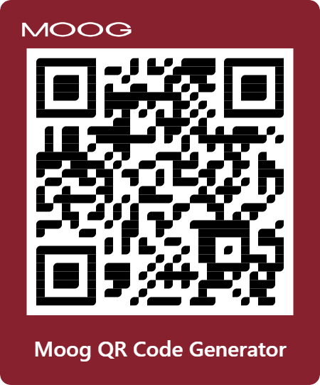 Maroon QR Code Example